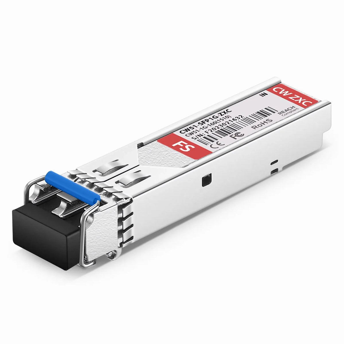 SFPS Intel Compatible SFP 1000BASE-CWDM 1510nm 160km DOM Duplex LC/UPC SMF Optical Transceiver Module for Transmission