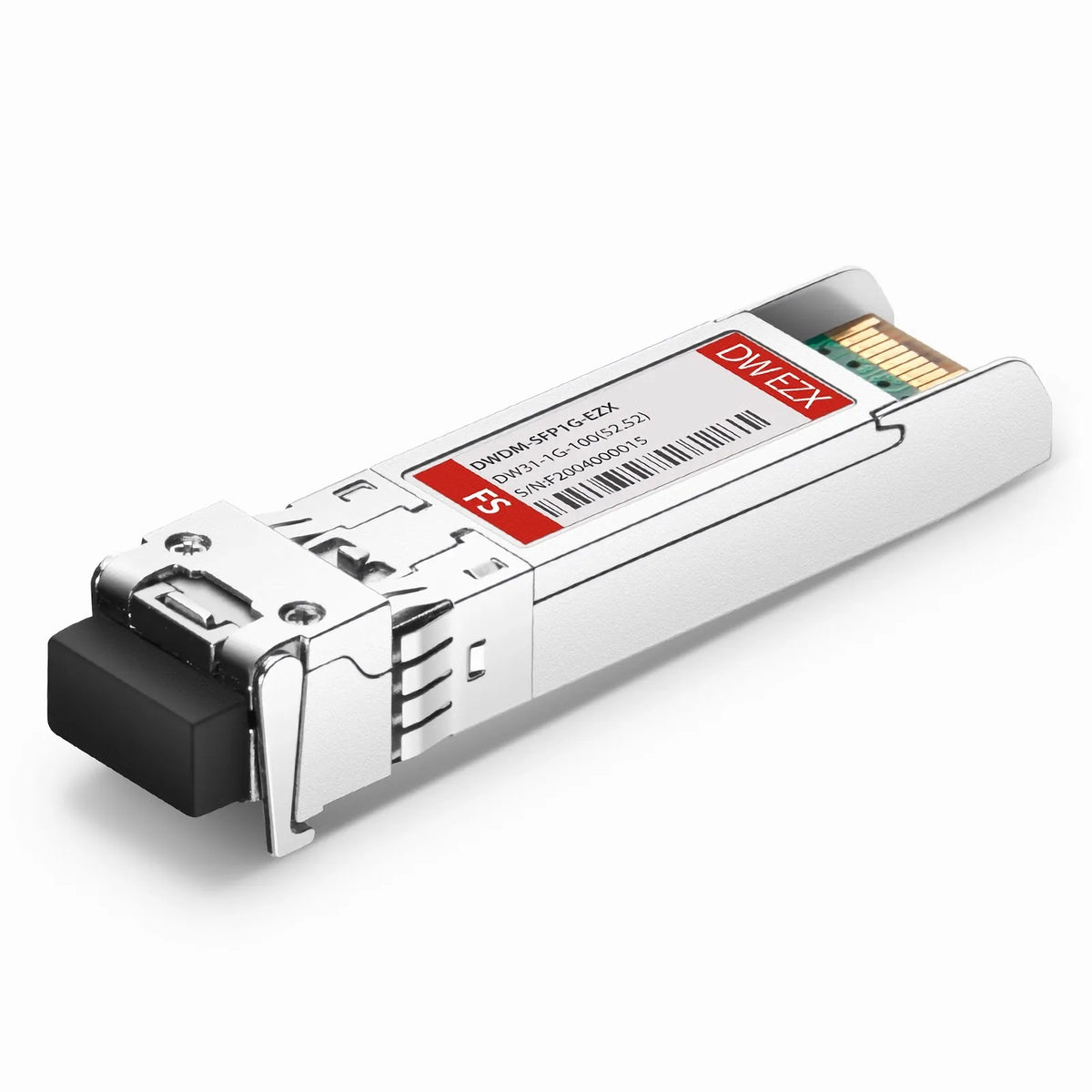 SFPS Cisco C31 DWDM-SFP-5252 Compatible SFP 1000BASE-DWDM 1552.52nm 100GHz 100km DOM Duplex LC/UPC SMF Optical Transceiver Module for Transmission