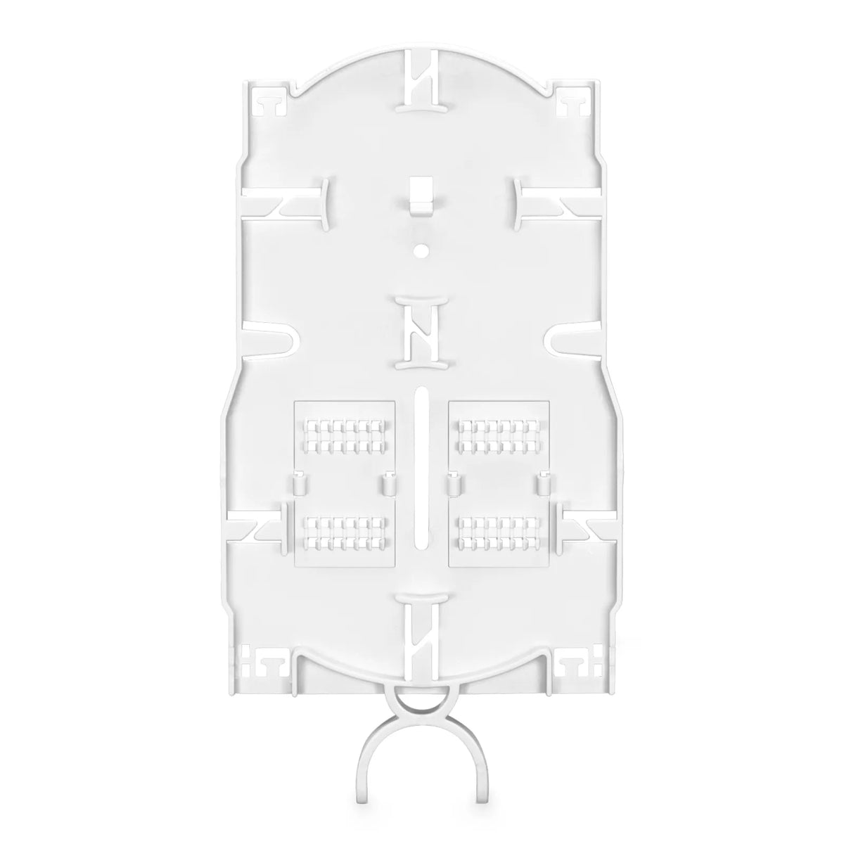 SFPS 24 Fibers Fusion Splice Tray for Heat-Shrink Fusion Splices, 0.39" x 4.72" x 8.98", Suitable for FS-S008-1O4R-6-24F, FS-S008R-1O6R-10-24F