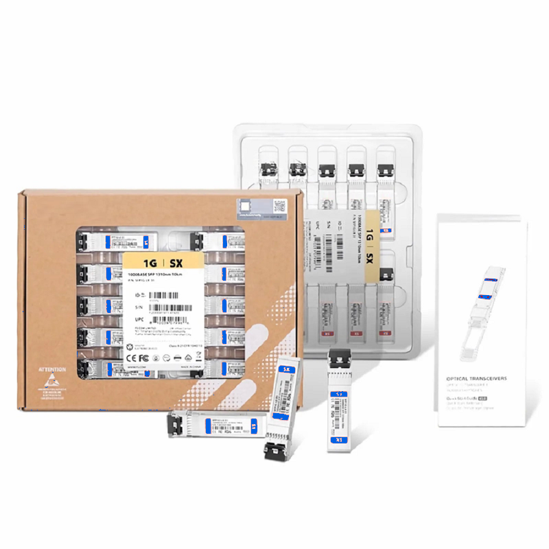SFPS Cisco Compatible 1000BASE-SX SFP 850nm 550m DOM Duplex LC/UPC MMF Optical Transceiver Module