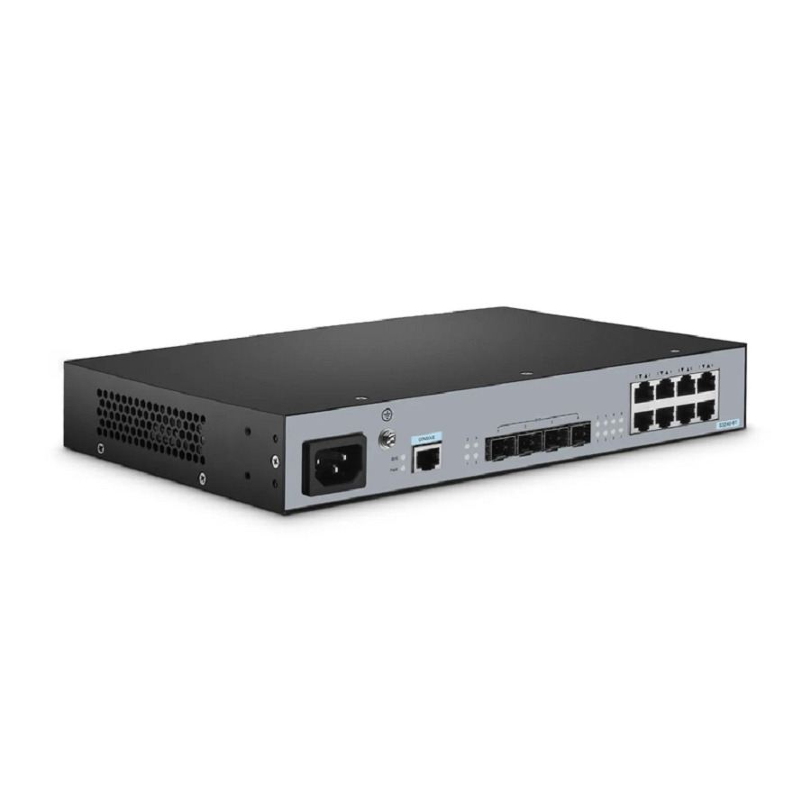 SFPS S3240-8T, 8-Port Gigabit Ethernet L2+ Switch, 8 x Gigabit RJ45, with 4 x 10Gb SFP+ Uplinks, Stackable Switch, Fanless