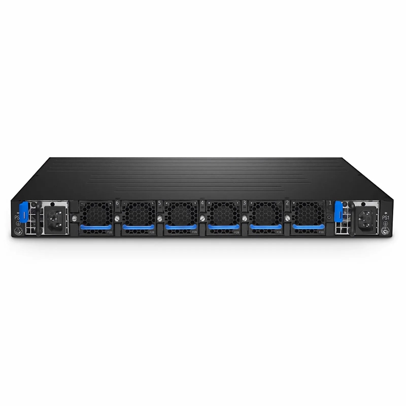 SFPS N8550-32C, 32-Port Ethernet Data Center Switch, 32 x 100Gb QSFP28, 2 x 10Gb SFP+, PicOSA®, Broadcom Trident 3 Chip, Back-to-Front Airflow