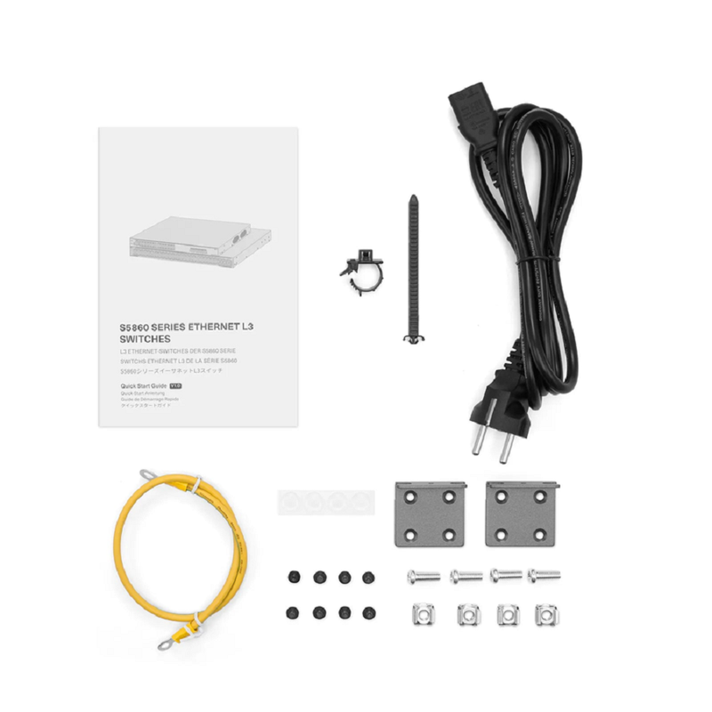 SFPS S5860-24MG-U, 24-Port Ethernet L3 PoE++ Switch, 24 x 5GBASE-T/Multi-Gigabit Ports, with 4 x 25Gb SFP28 Uplinks, PicOSA®, Support MLAG & Perpetual PoE, Broadcom Chip