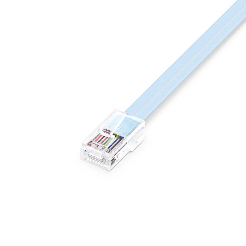 SFPS 7ft (2m) RJ45 (Male) to DB9 (Female) Console Cable, Blue