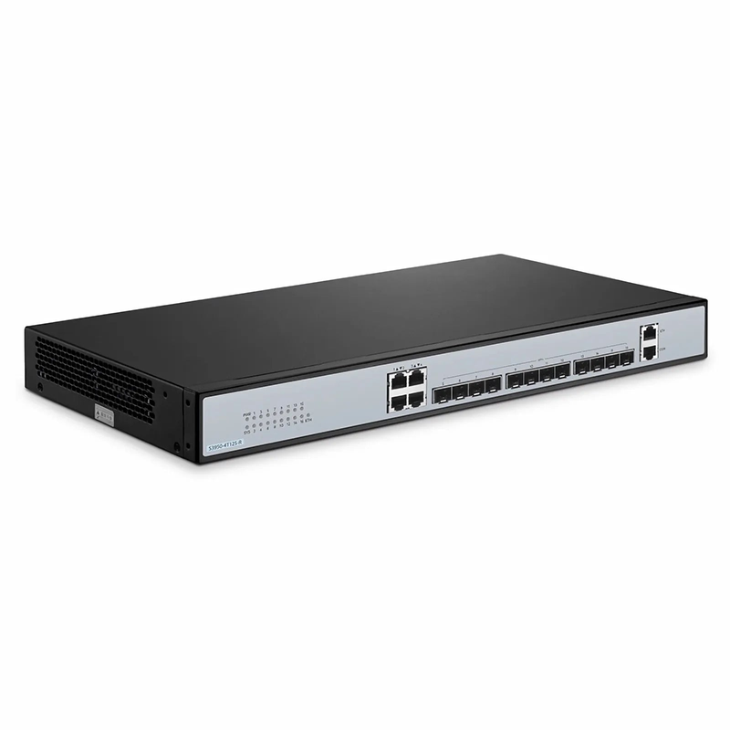 SFPS S3950-4T12S-R, 12-Port Ethernet L2+ Managed Switch, 12 x 10Gb SFP+, with 4 x Gigabit RJ45, Support MLAG