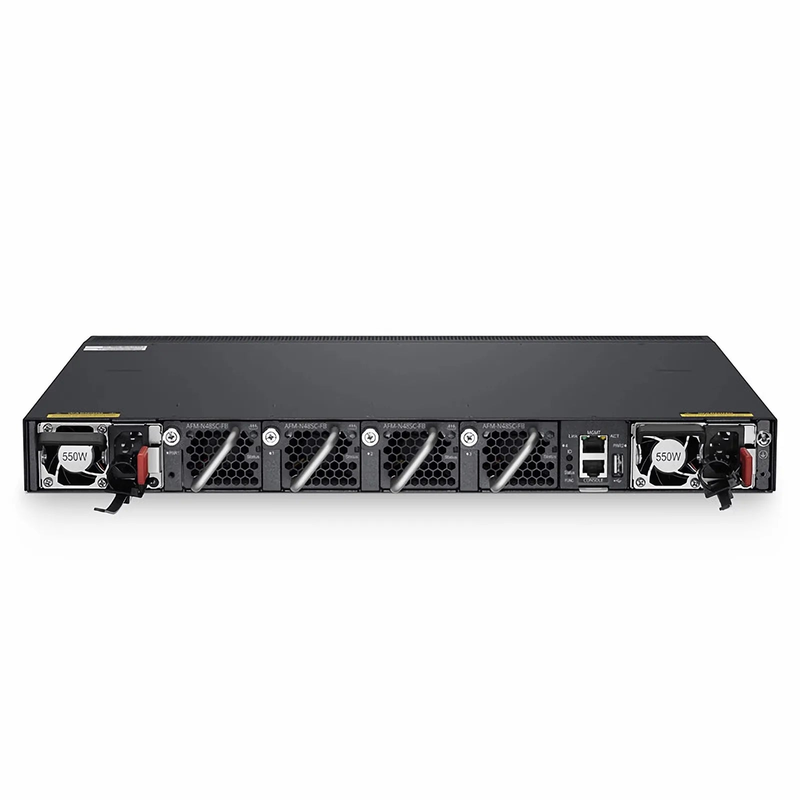 SFPS N5860-48SC, 48-Port Ethernet L3 Data Center Switch, 48 x 10Gb SFP+, with 8 x 100Gb QSFP28, Support MLAG/Stacking, Broadcom Chip, Dual AC PSUs, Front-to-Back Airflow