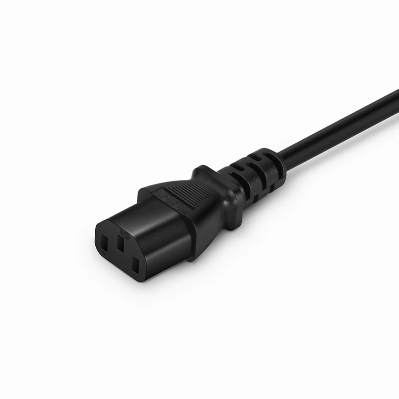 SFPS 6ft (1.8m) BS 1363 to IEC60320 C13 3 x 0.75mmA² 250V/10A Power Cord, Black