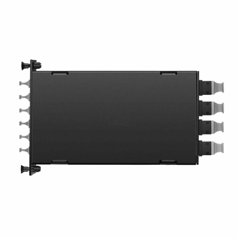 SFPS FHDA MTP®-MTP® Conversion Cassette, 4 x MTP®-12 (Male) to 6 x MTP®-8 (Male), 48 Fibers, OM4 Multimode, Universal, 0.35dB Max.