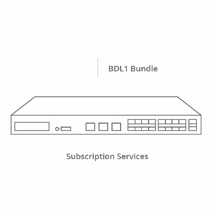 SFPS BDL3 Bundle for NSG-3230 Subscription Services, Including IPS Service, Anti-Virus, QoS, and URL Filtering, 3 Years