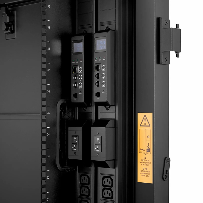 SFPS 7.36kW Single-Phase 32A/230V Monitored Rack PDU, 36 x C13 & 6 x C19 Outlets, IEC 309 32A 2P+E Plug, 10ft Cord, 0U Vertical