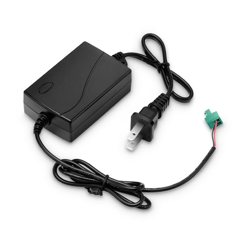 SFPS Mini Industrial 1x 10/100/1000Base-T RJ45 to 1x 1000Base-X Multimode ST 850nm 550m Gigabit Ethernet Media Converter, American Plug Standard