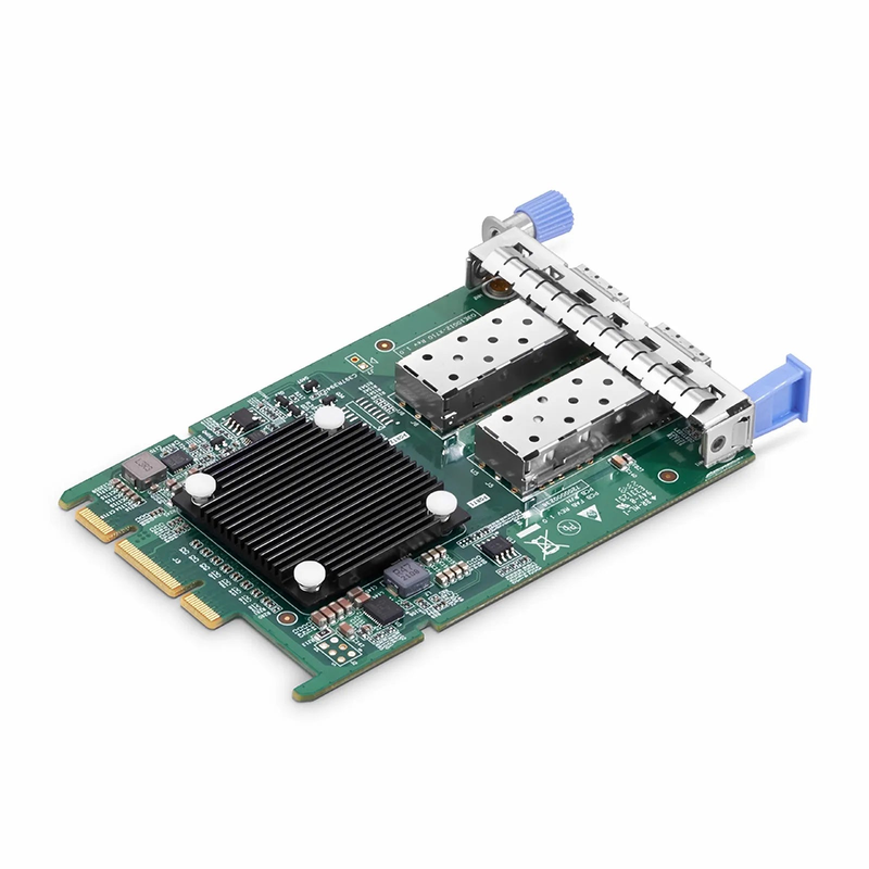SFPS Intel X710-BM2 Based Ethernet Network Interface Card, 10G Dual-Port SFP+, OCP 3.0, PCIe 3.0 x 8, Comparable to Intel X710-DA2 OCP 3.0, Thumbscrew (Pull-tab) Bracket