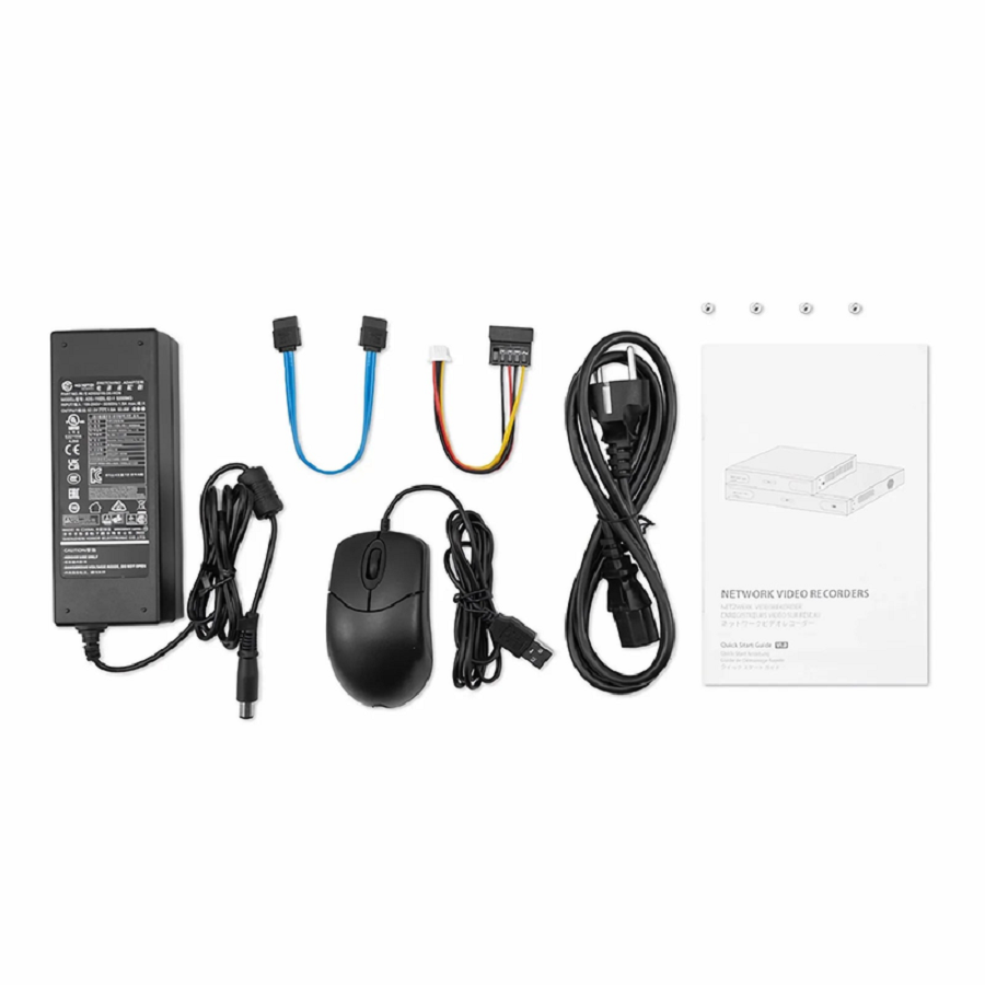 SFPS NVR101-8C-8P, 8-Channel 8-Port PoE Network Video Recorder, Record 8CH 4K@30fps, Live View/Playback 1CH 4K@30fps, Supports up to 1x8TB Hard Drive (Not Included)