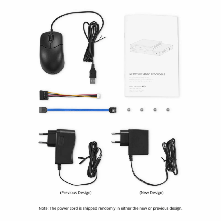 SFPS NVR101-8C, 8-Channel Network Video Recorder, Record 8CH 4K@30fps, Live View/Playback 1CH 4K@30fps, Supports up to 1x8TB Hard Drive (Not Included)