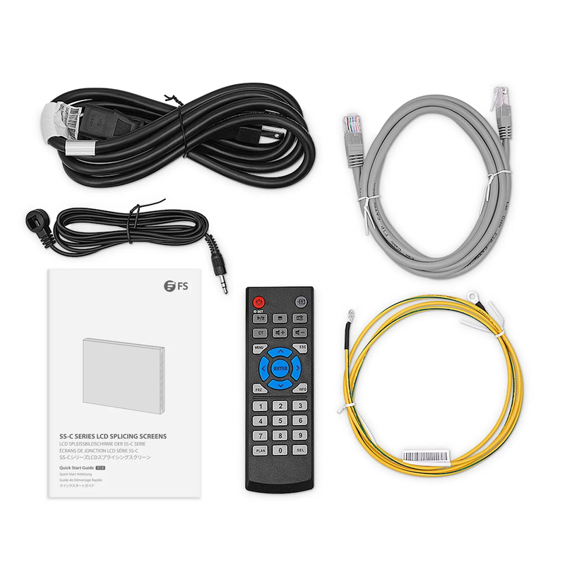 SFPS 46-inch 3.5mm Splicing LCD Display Unit, 500cd/mA² Wall-Mounted