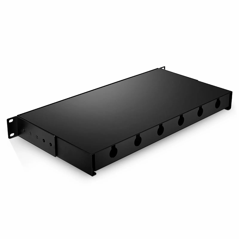 SFPS 1U Slide-Out Rack Mount LGX Fiber Enclosure Unloaded, Holds up to 3 LGX Cassette PLC Splitter