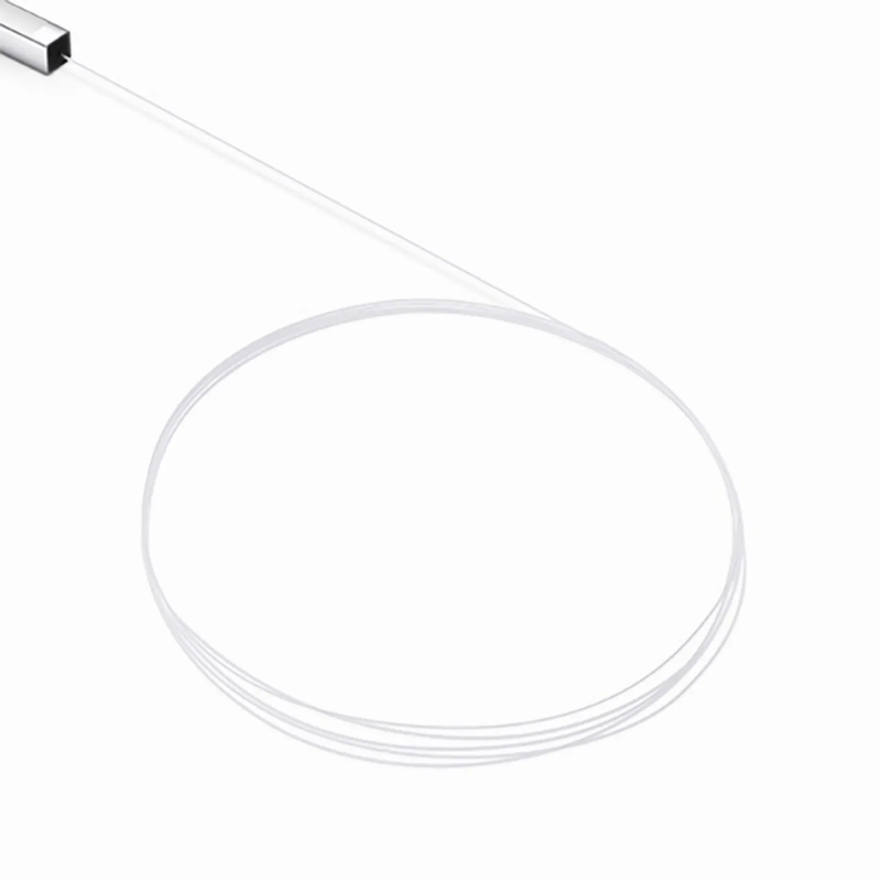 SFPS 1 x 8 PLC Fiber Splitter, Steel Tube, Bare Fiber 250m, No Connector, Singlemode