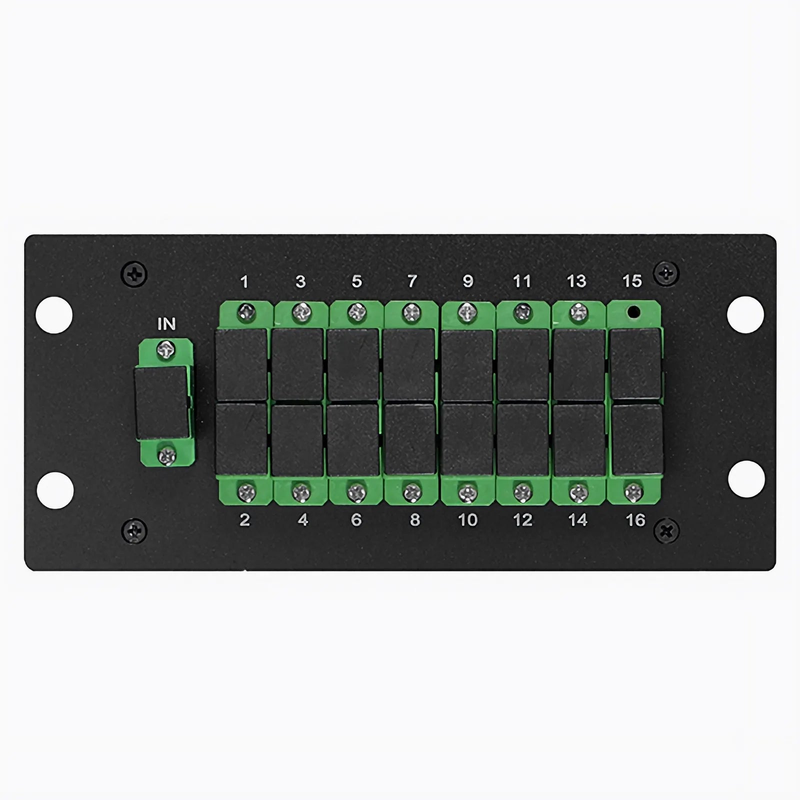 SFPS 1 x 16 PLC Fiber Splitter, Standard LGX Cassette, SC/APC, Singlemode, Used with 2U LGX Enclosure