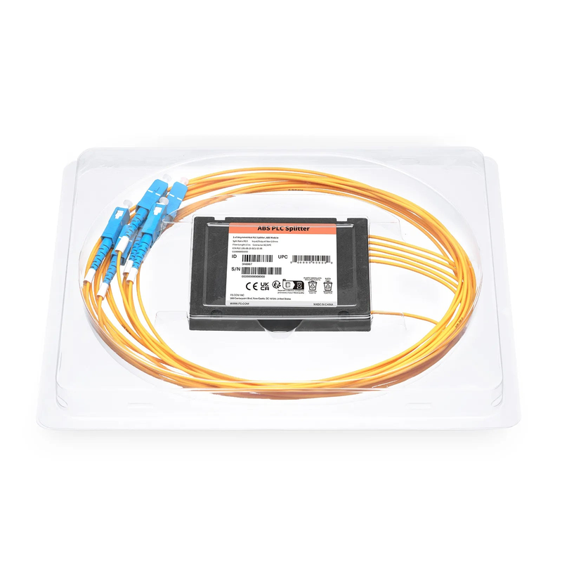 SFPS 1 x 5 Asymmetrical PLC Fiber Splitter, ABS Module, 95/5, 2.0mm, SC/UPC, Singlemode