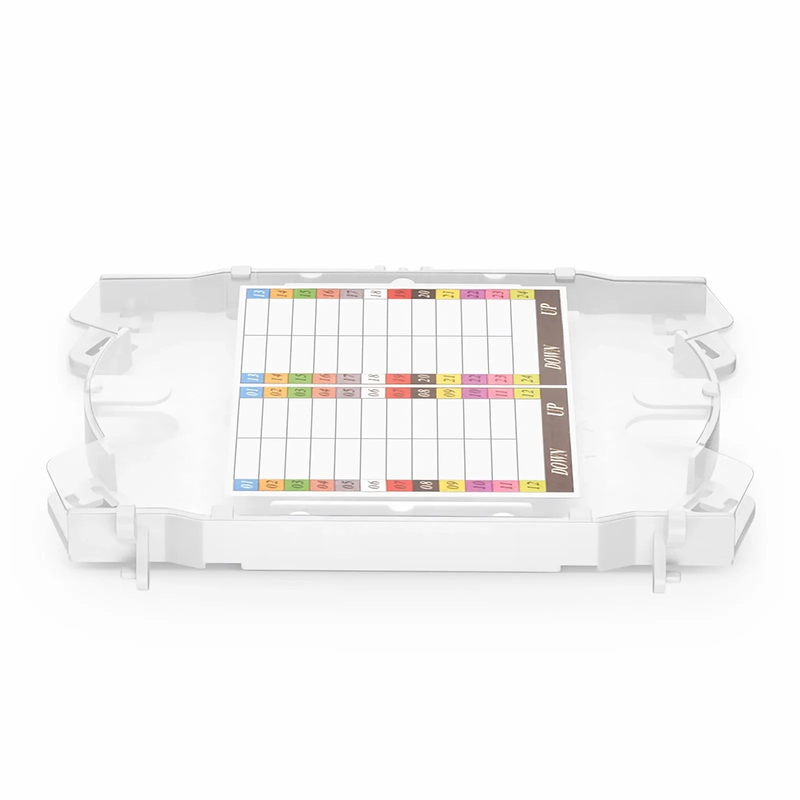 SFPS 24 Fibers Fusion Splice Tray for Horizontal Splice Closure, 6.57''A4.53''A0.55''
