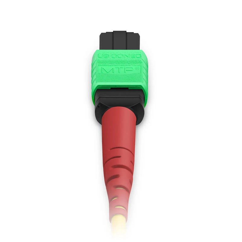 SFPS 5m (16ft) MTP® Breakout Cable, MTP®-24 APC (Female) to 2 x MTP®-12 APC (Female), 24 Fibers, Single Mode (OS2), Plenum (OFNP), 0.35dB Max, Type A, Yellow