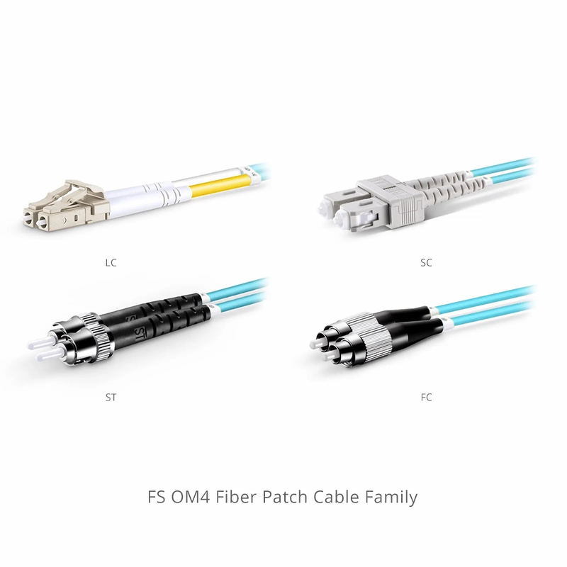 SFPS 3m (10ft) Fiber Patch Cable, 2 Fibers, Ultra Low Loss, LC UPC Duplex to LC UPC Duplex, Multimode (OM4), Riser (OFNR), 2.0mm, Typical 0.08dB IL, Tight-Buffered, Aqua