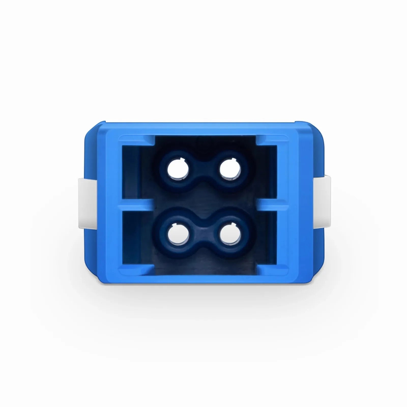 SFPS MDC/UPC to MDC/UPC 2-Port OS2 Single Mode Plastic Fiber Optic Adapter/Coupler without Flange