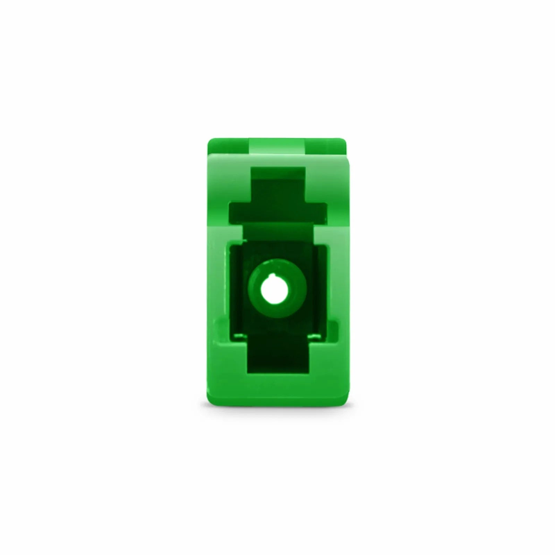 SFPS LC/APC to LC/APC Simplex OS2 Single Mode Plastic Fiber Optic Adapter/Coupler without Flange