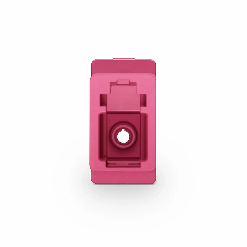 SFPS LC/UPC to LC/UPC Simplex OM4 Multimode Plastic Fiber Optic Adapter/Coupler without Flange, Violet