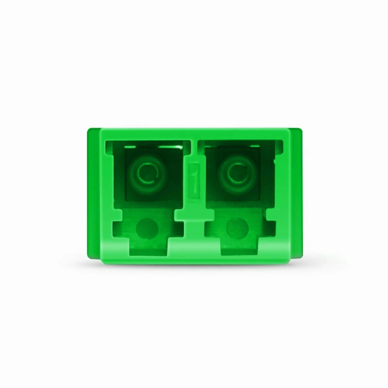 SFPS LC/APC to LC/APC Duplex OS2 Single Mode SC Footprint Plastic Fiber Optic Adapter/Coupler without Flange (10pcs/pack)