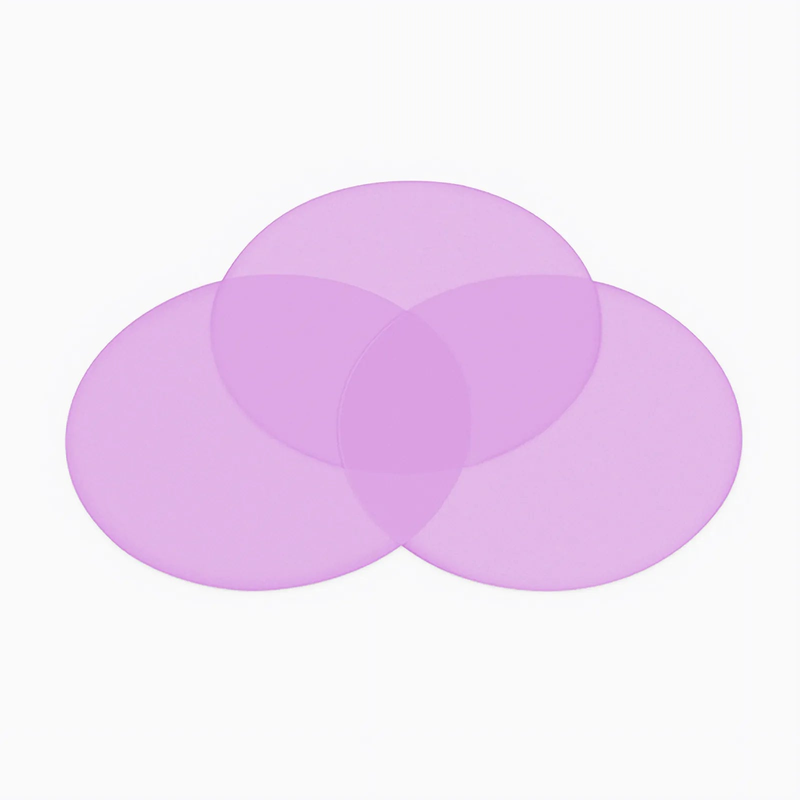 SFPS 1m 1 Piece Purple Polishing Film with 127mm Diameter