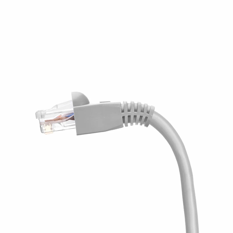 SFPS Cat6 RJ45 Strain Relief Boots, 6.0mm OD for Cat6 UTP 23~24AWG Ethernet Cables, Gray, 50PCS/Pack
