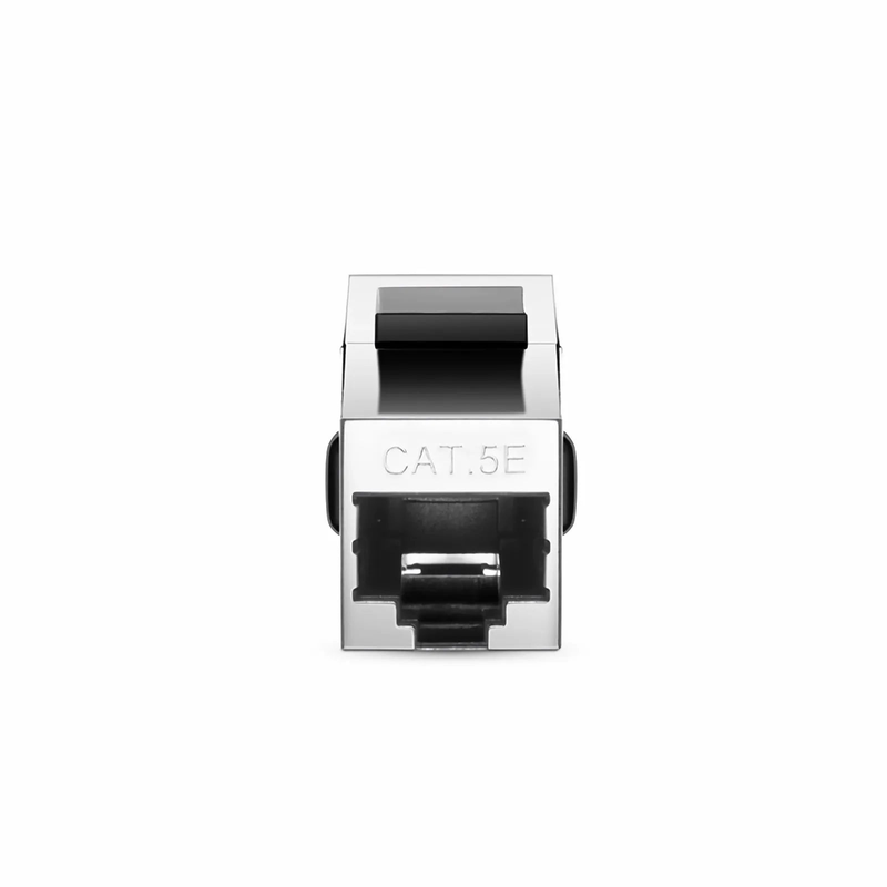 SFPS Cat5e Keystone RJ45 Coupler, Shielded, Female to Female Insert Inline Coupler (12pcs/Pack)