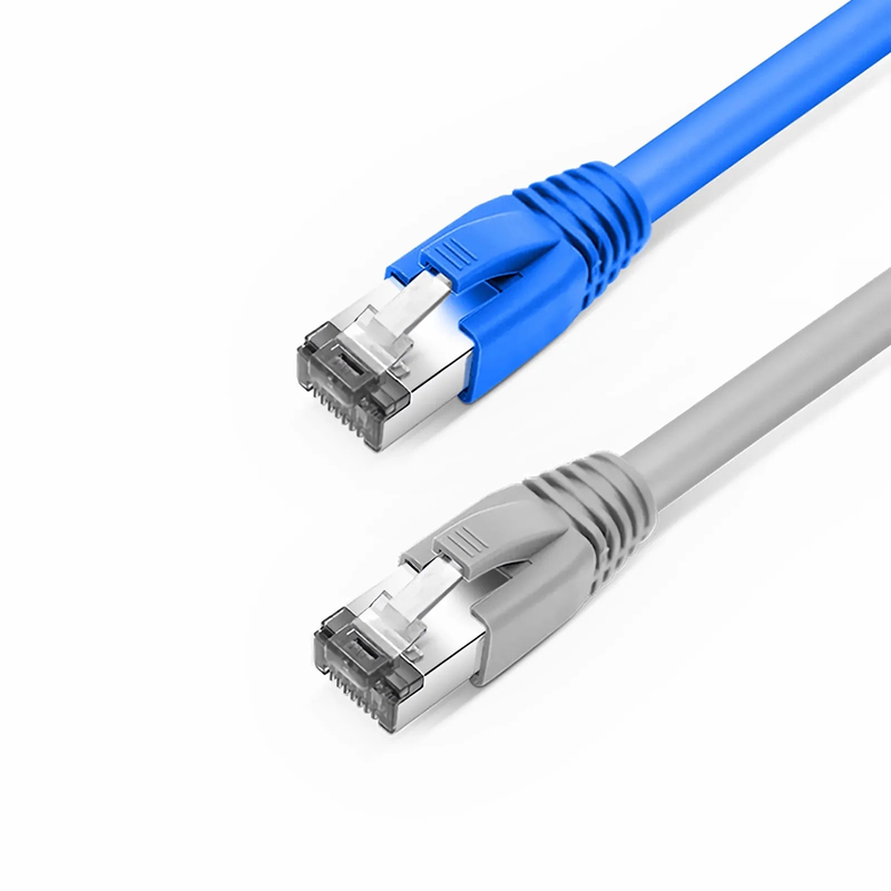 SFPS Cat6/Cat6a/Cat7 RJ45 Strain Relief Boots, 8.0mm OD for Cat6 F/UTP & SF/UTP 23AWG, Cat6a & Cat7 S/FTP 23AWG Ethernet Cables, Gray, 50PCS/Pack