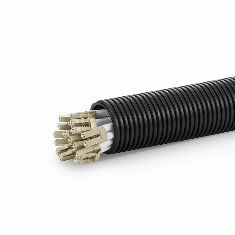 SFPS 10m (33ft) Black Flame Retardant Polypropylene Convoluted Tubing, 36mm Inside Diameter