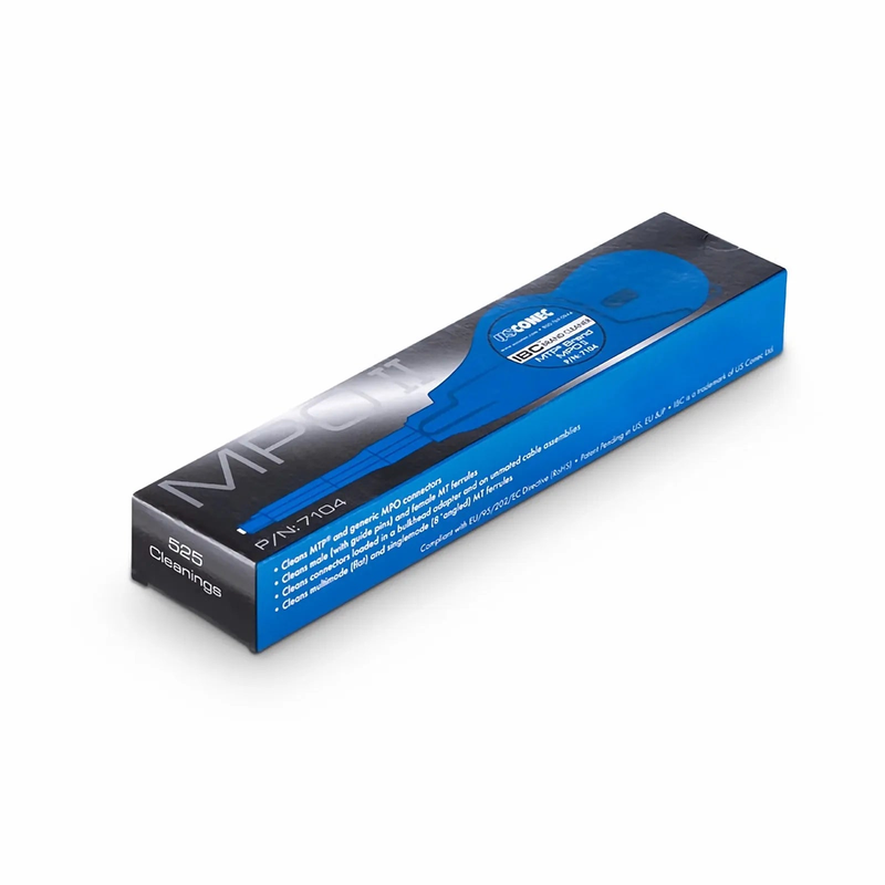 SFPS US Conec IBCA Brand Cleaner MPO II, for 8/12/24 Fibers MPO Connectors (525+ Times)