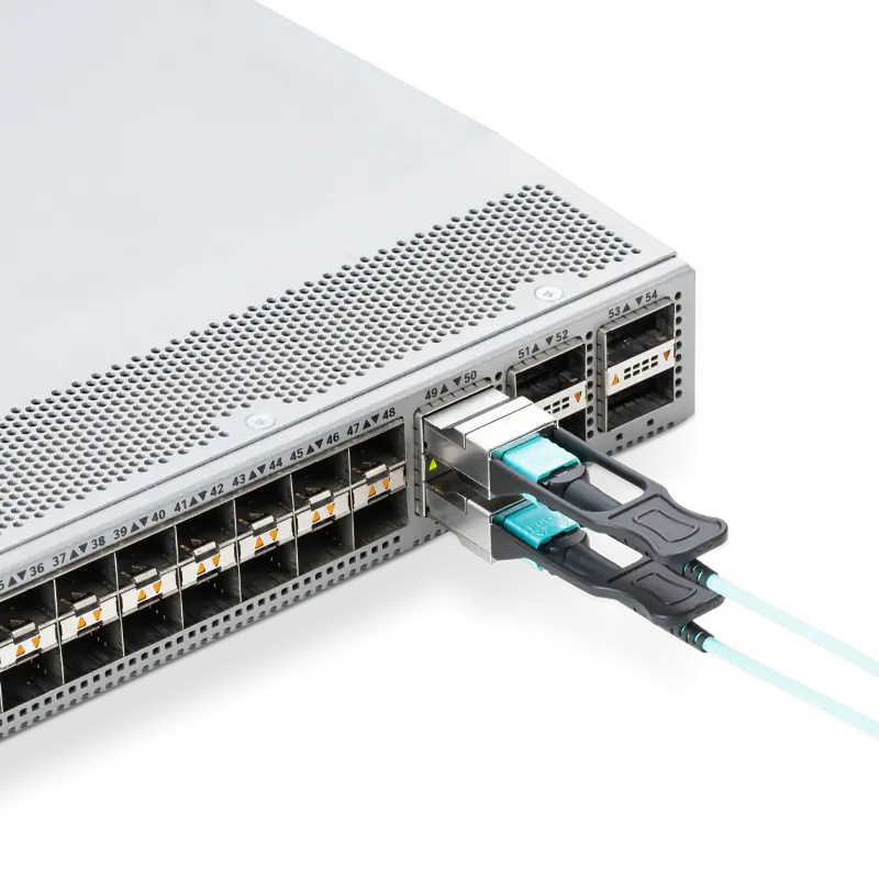 HW QSFP-40G-SR4 Compatible 40GBASE-SR4 QSFP+ 850nm 100m (OM3) /150m (OM4) MPO/MTP-12 Transceiver Module for MMF SFPS