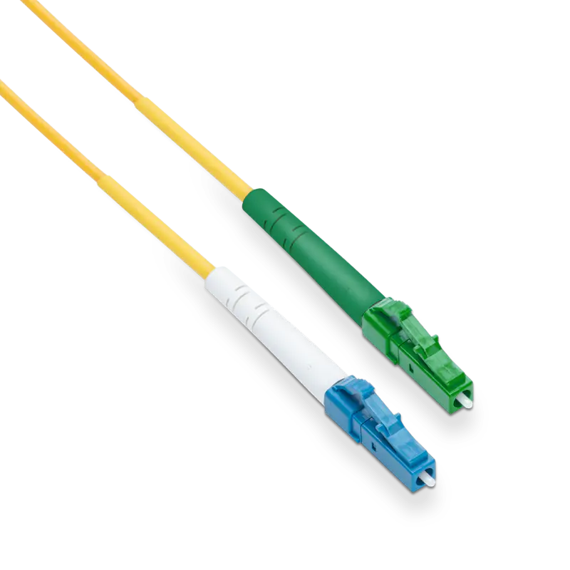30m (98ft) LC UPC to LC APC Simplex OS2 Single Mode LSZH 2.0mm Fiber Optic Patch Cable SFPS