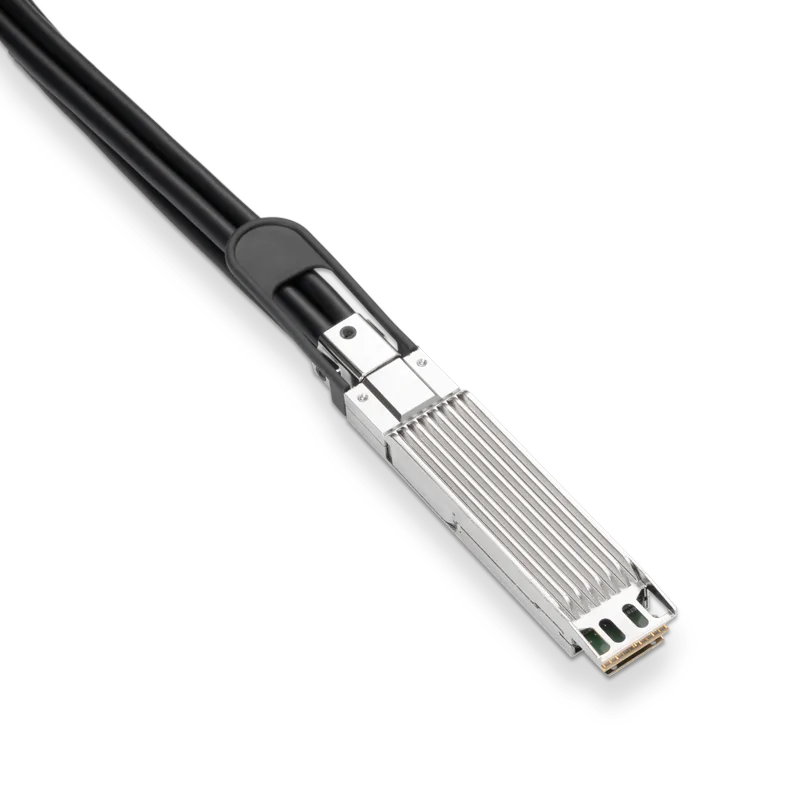 NVIDIA/Mellanox MCP7Y50-N003 Compatible DAC 3m (10ft) Twin-port 800Gb/s OSFP Finned Top to 4x200Gb/s OSFP Flat Top Passive Copper Splitter Cable SFPS
