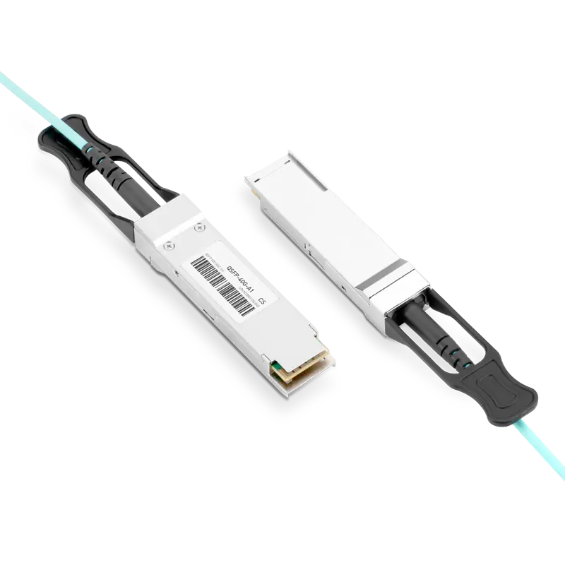 NVIDIA/Mellanox MFS1S00-H040E/MFS1S00-H040V Compatible AOC 40m (131ft) 200Gb/s QSFP56 InfiniBand HDR LSZH Active Fiber Cable (850nm , MMF) SFPS
