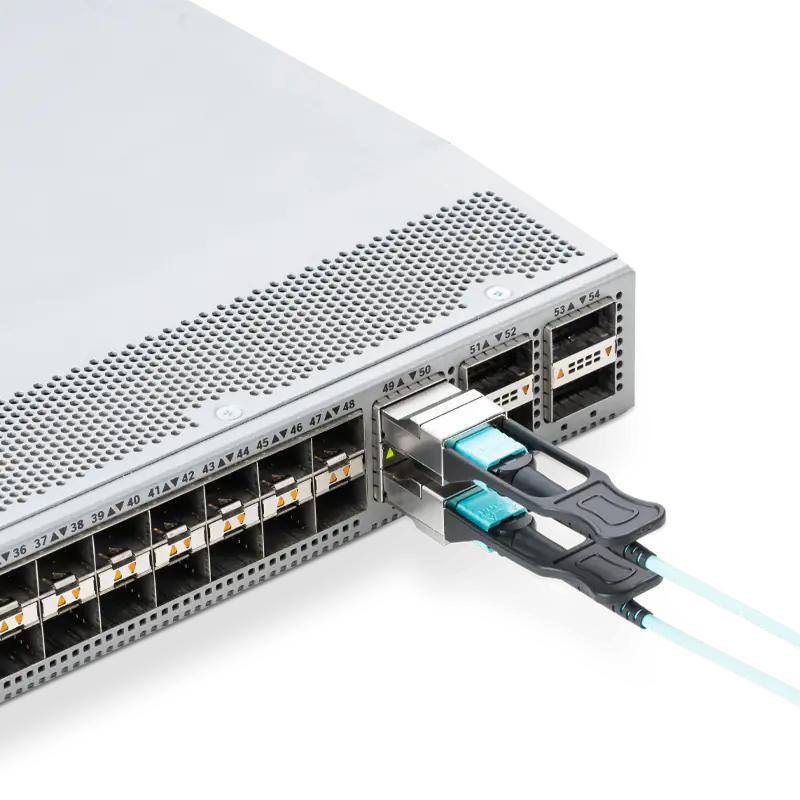 Avago AFBR-79E3PZ Compatible 40GBASE-CSR4 QSFP+ 850nm 300m MPO/MTP-12 Transceiver Module for MMF