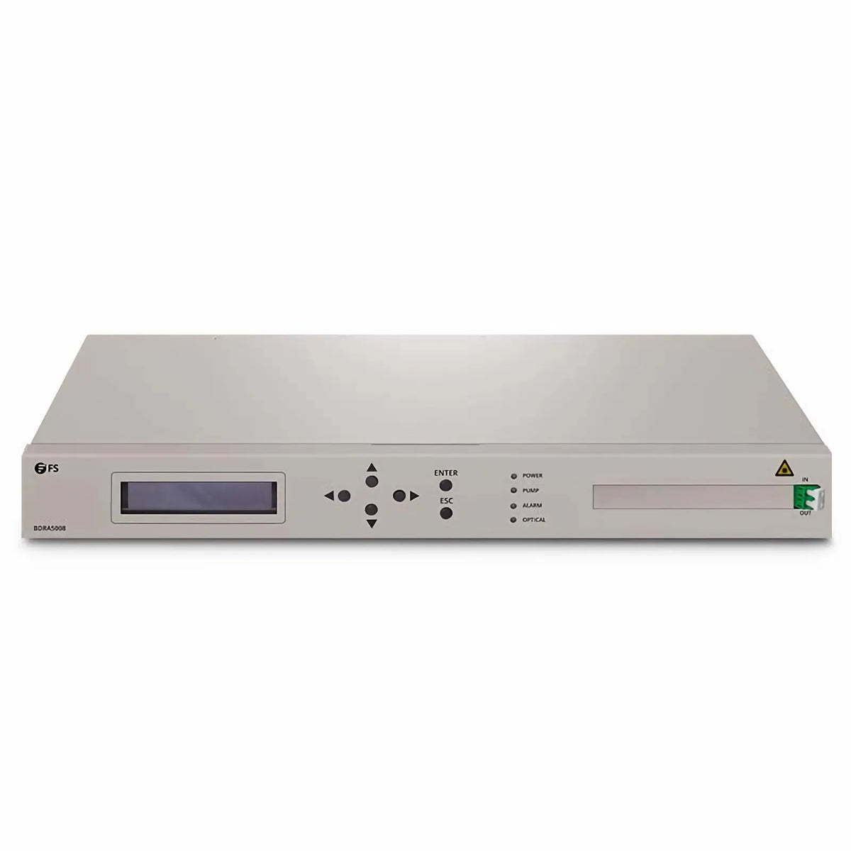 SFPS D7000 BDRA5008 Co-propagating Distributed Raman Amplifier with 8dB Gain, 80 Wavelengths, Dual AC PSUs, 1U Rack Mount