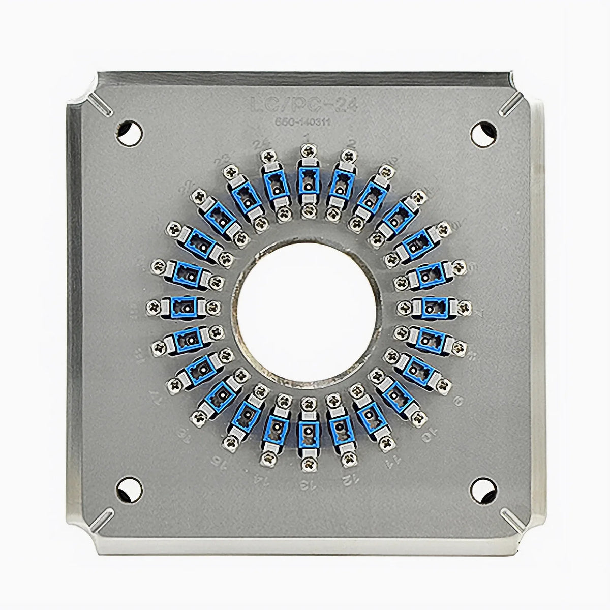 SFPS Polishing Fixture/Holder for LC/UPC 24(EX LC/UPC-20) Connectors (LC/UPC-24 Connector Jig)