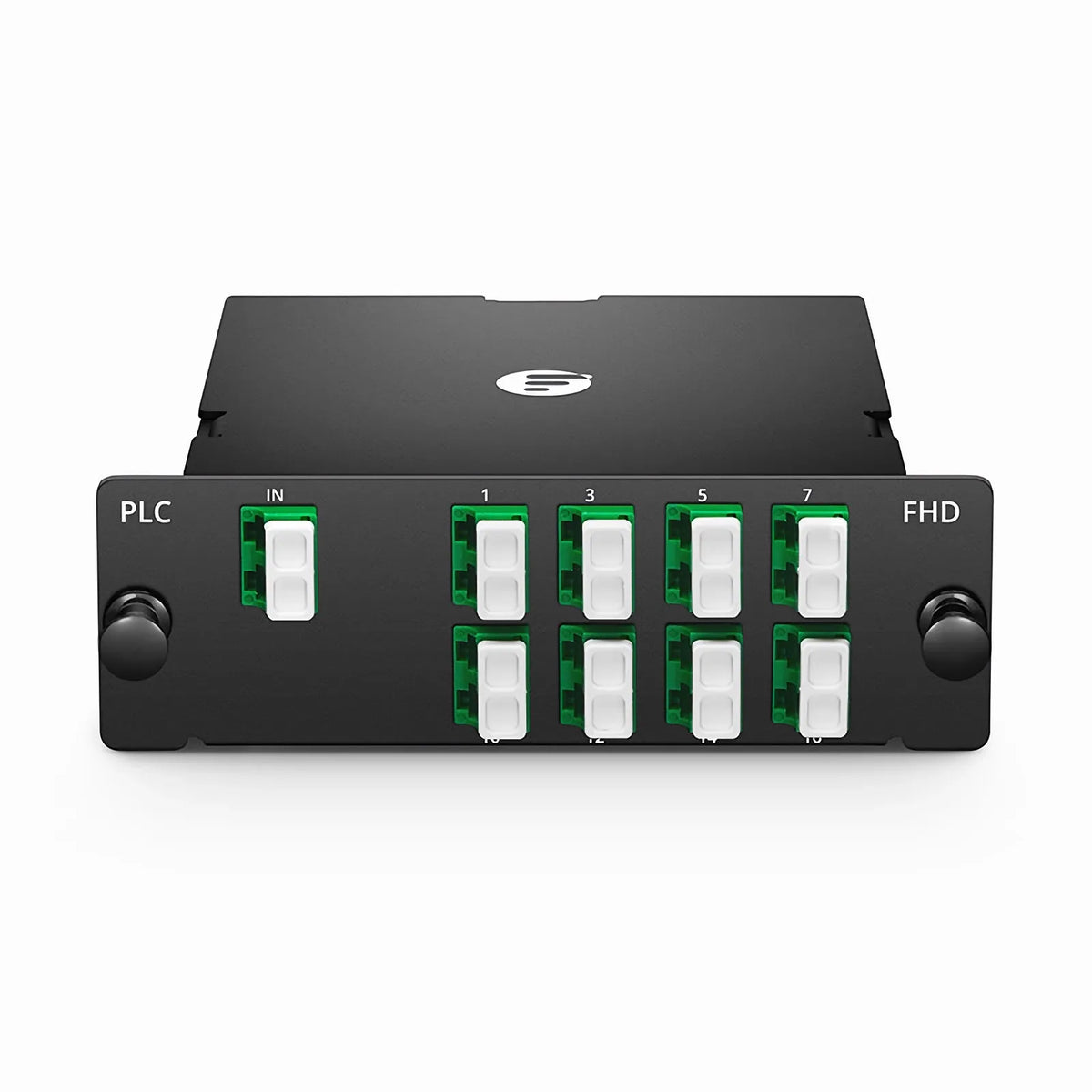 SFPS 1 x 16 PLC Fiber Splitter, Standard FHD Cassette LC/APC, Singlemode, for Optical LAN