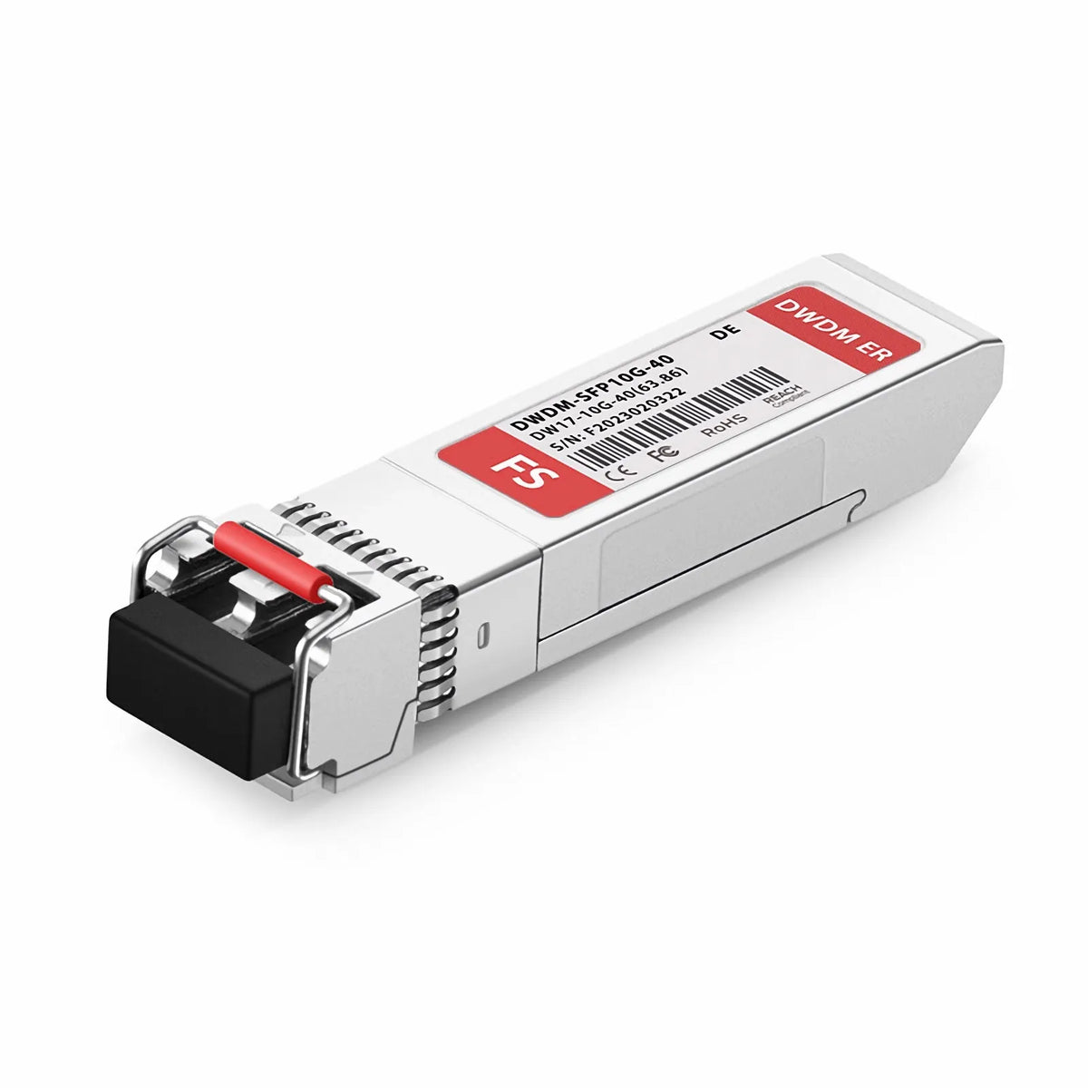 SFPS Dell Force10 C17 DWDM-SFP10G-63.86 Compatible SFP+ 10G DWDM 1563.86nm 100GHz 40km DOM Duplex LC/UPC SMF Optical Transceiver Module for Transmission