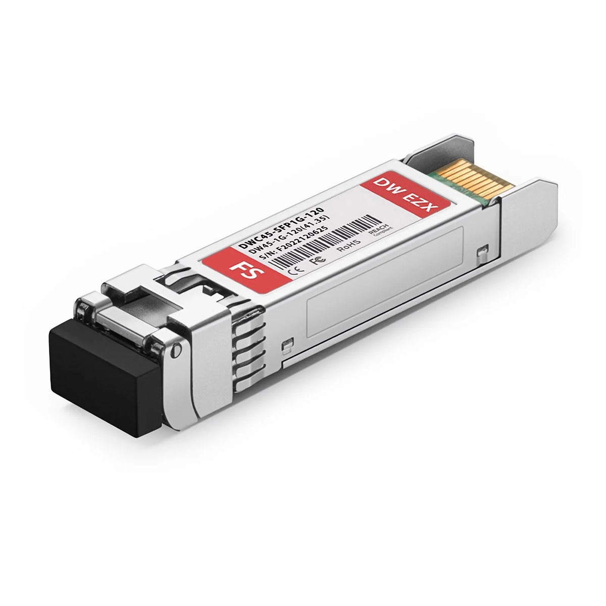 SFPS Cisco C45 DWDM-SFP-4134 Compatible SFP 1000BASE-DWDM 1541.35nm 100GHz 120km DOM Duplex LC/UPC SMF Optical Transceiver Module for Transmission