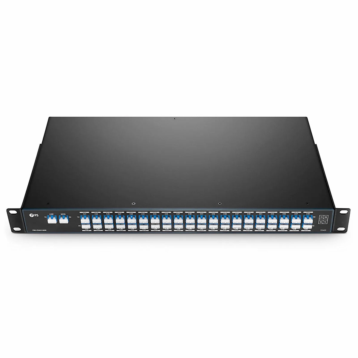 SFPS 40 Channels DWDM Mux Demux, 100GHz C21-C60, with Monitor Port, 3.0dB Typical IL, LC/UPC, Dual Fiber, FMU 1U Rack Mount