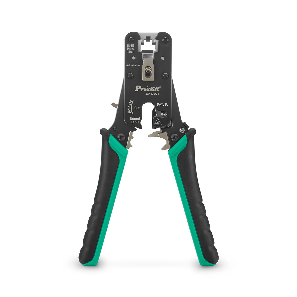 SFPS Cat5/6/7 RJ45 Pass-Through Professional Modular Crimper with Built-in Wire Cutter and Stripper