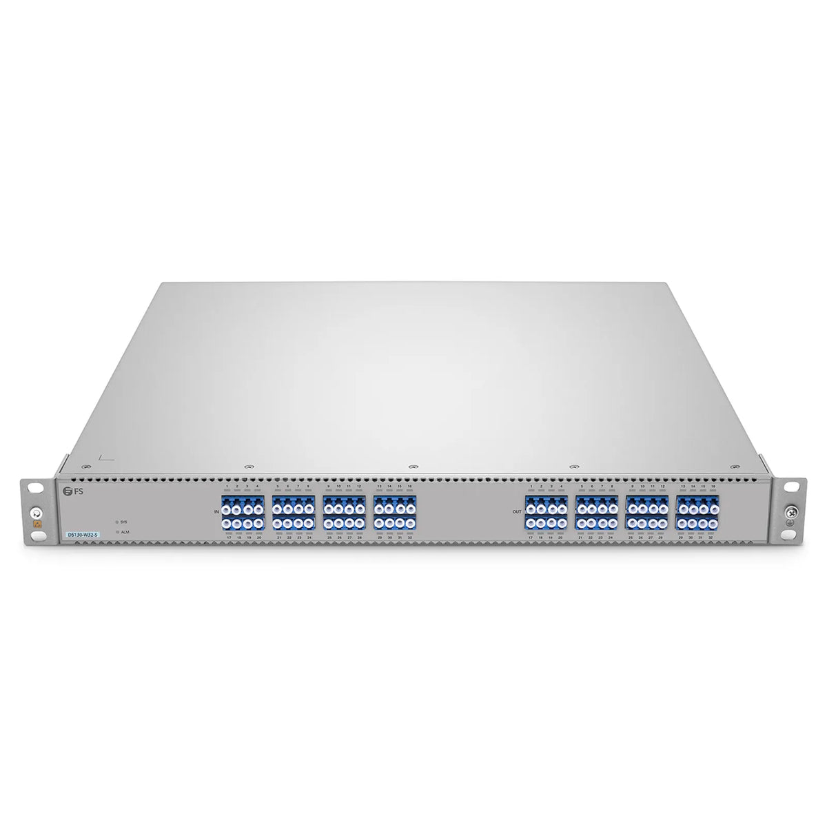 SFPS D5130-W32-S Single-mode Low Loss All-Optical Circuit Switch with Built-in OPD, 32 x 32 Ports, Redundant AC PSUs, Support WebGUI Network Management