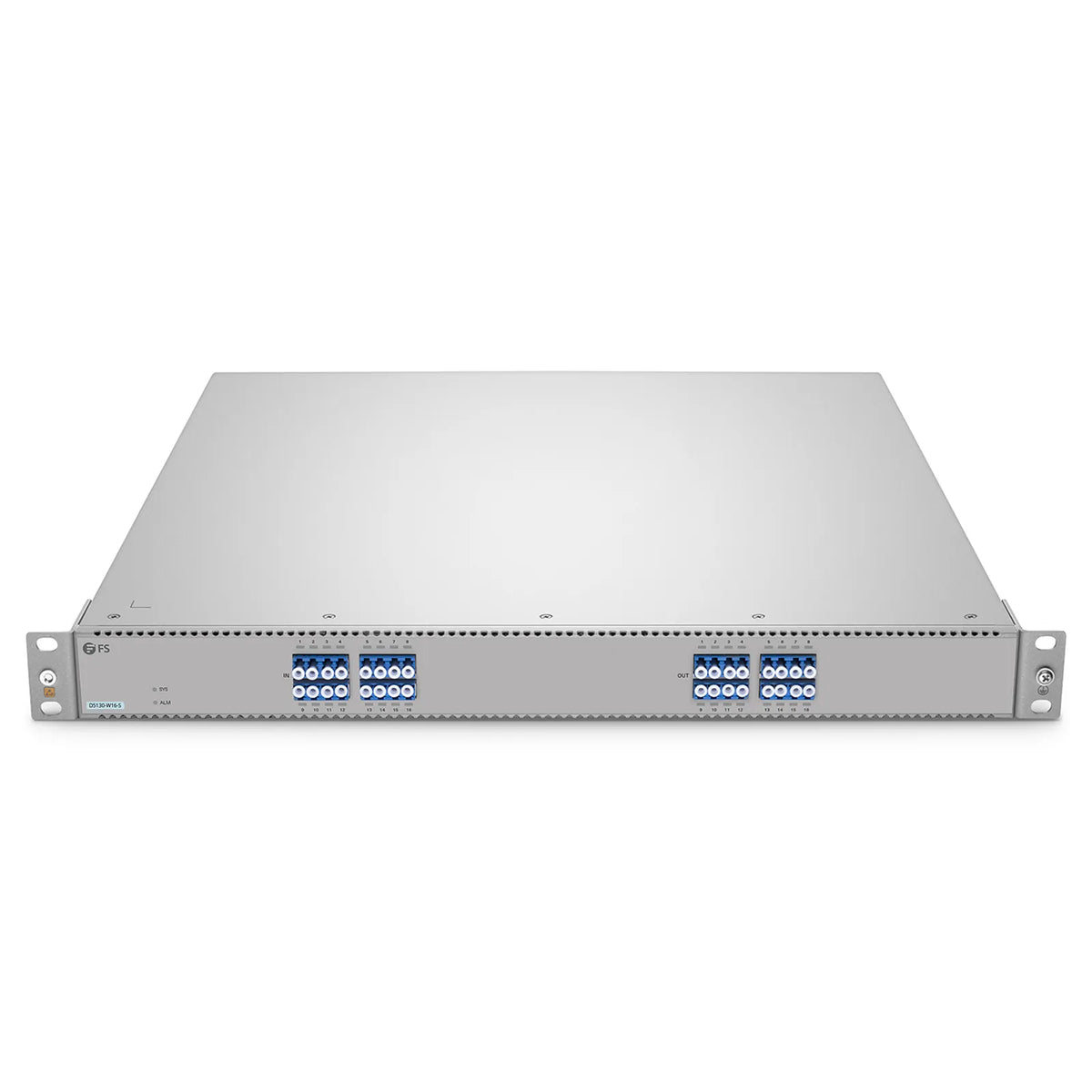 SFPS D5130-W16-S Single-mode Low Loss All-Optical Circuit Switch with Built-in OPD, 16 x 16 Ports, Redundant AC PSUs, Support WebGUI Network Management